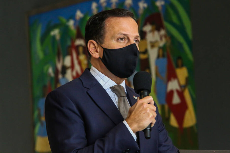 O governador de São Paulo, João Doria