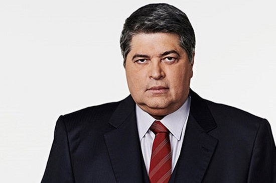 O apresentador José Luiz Datena