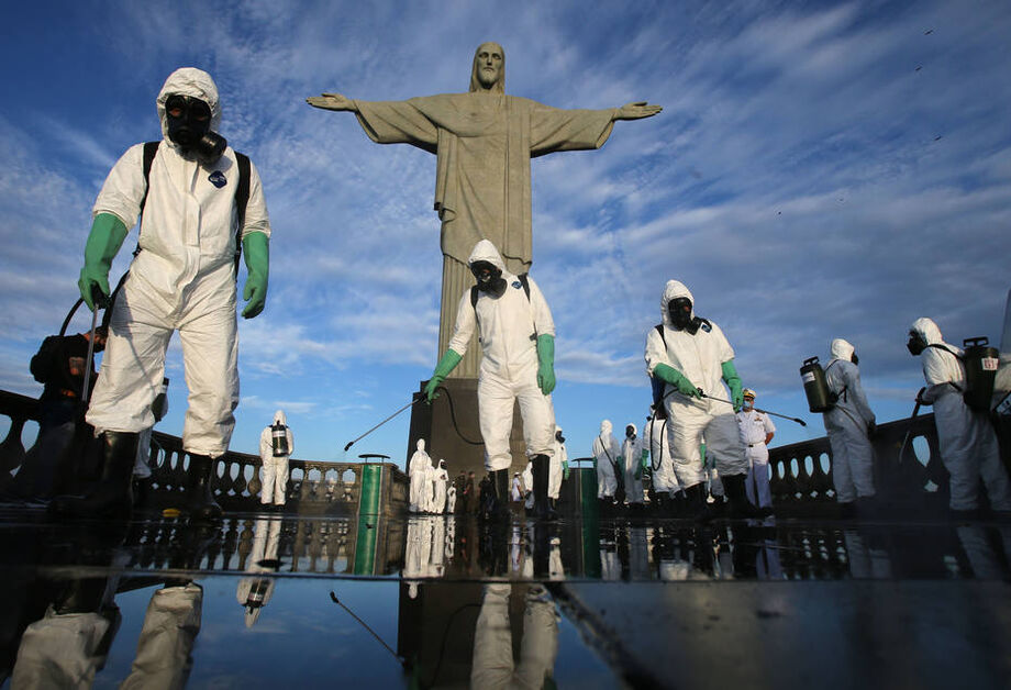 Ele passará por sanitização ampla pela manhã e à noite.