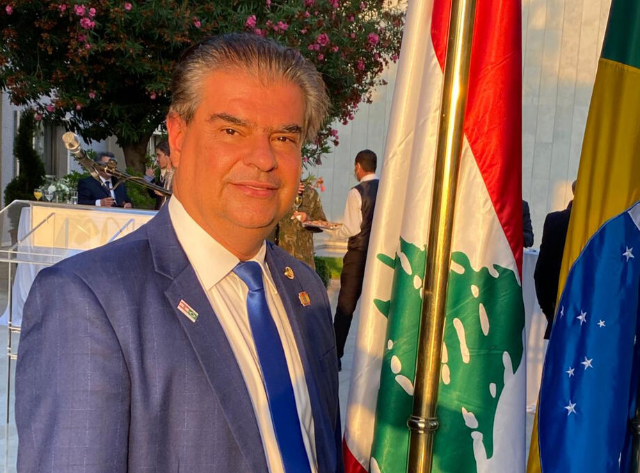 Senador Nelsinho Trad visitando o Líbano