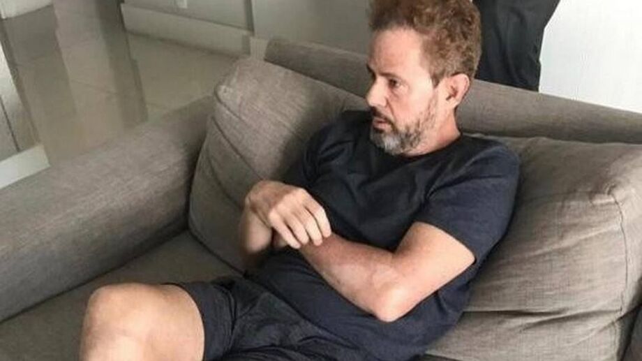 Dario Messer, o 'doleiro dos doleiros', no momento em que foi detido em um apartamento nos Jardins, em São Paulo, no âmbito da Lava Jato