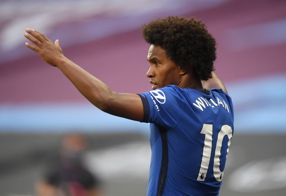 Na última temporada, Willian disputou 47 partidas pelo Chelsea, com 11 gols marcados e nove assistências.