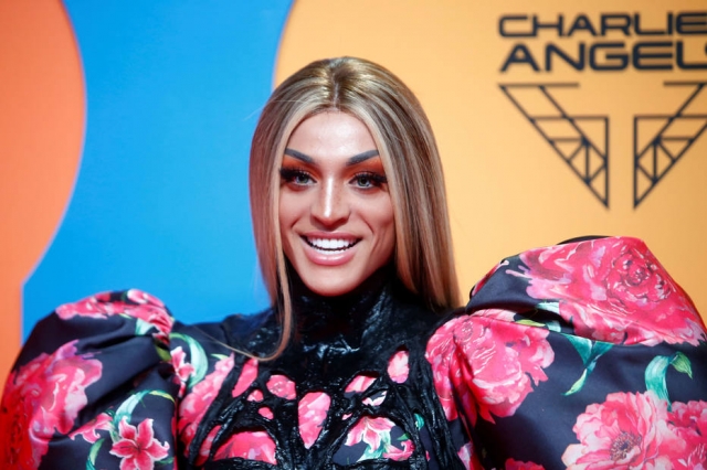 A cantora Pabllo Vittar no MTV Europe Music Awards, na Espanha