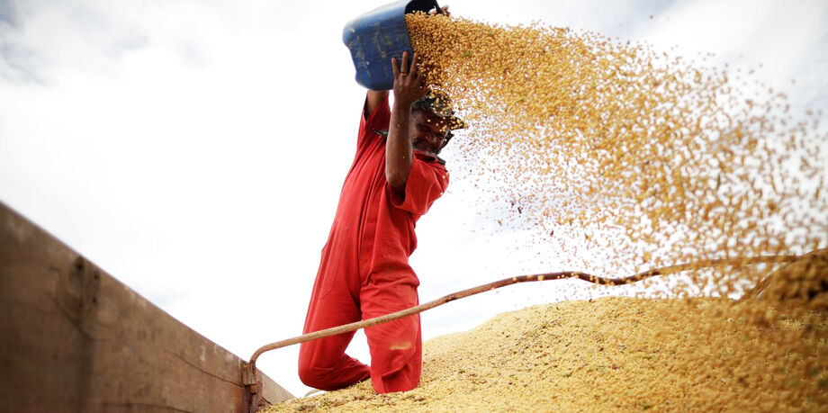 A soja comanda o comboio das exportações que cresceram 55% neste ano em MS