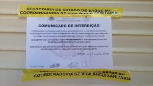 Os locais foram interditados pelos agentes da vigilância sanitária de Paranaíba
