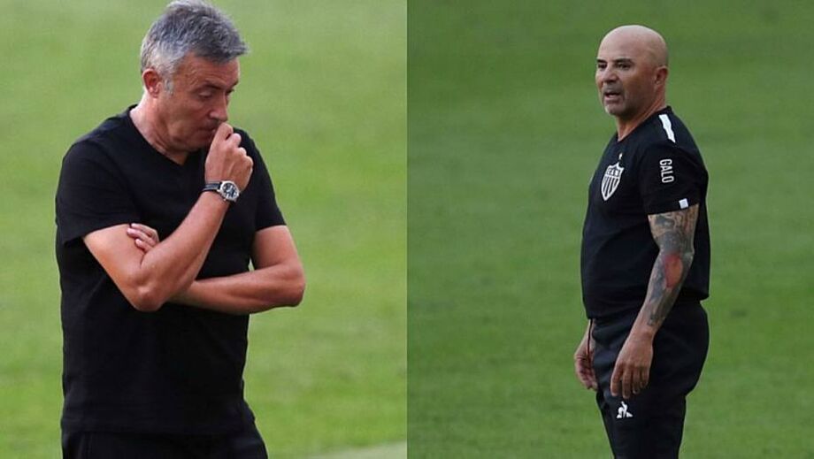 Após ter sido vice-campeão nacional com o Santos em 2019, esteve na mira do Palmeiras e agora comanda o Atlético-MG.