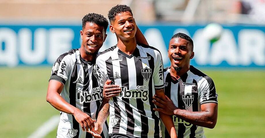 Atlético-MG bate Ceará com dois gols de Marrony e segue 100% no Brasileirão