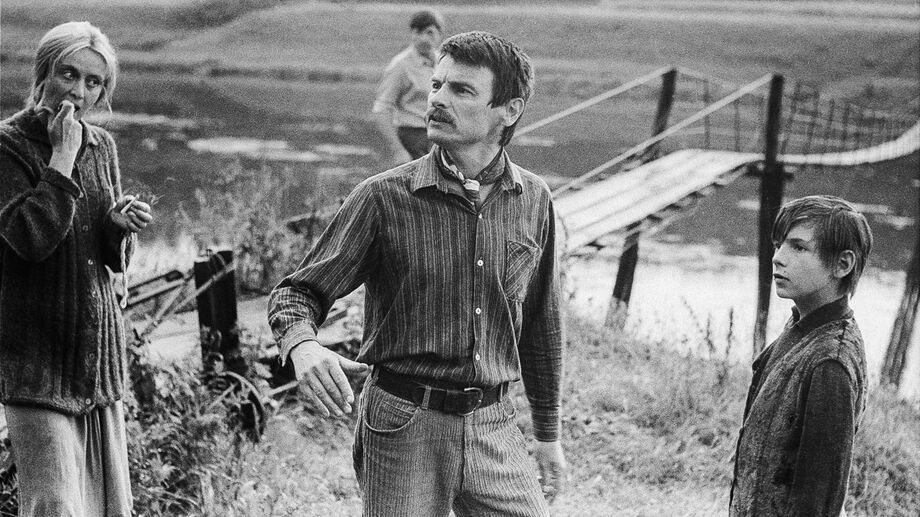 O poeta russo que viaja pela Toscana com sua intérprete.
