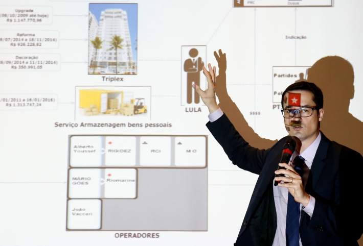 O pedido de providências apresentado pela defesa de Lula acusa Deltan de utilizar a estrutura da Procuradoria para posicionamentos políticos e jurídicos