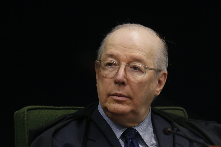 O ministro Celso de Mello, decano do Supremo Tribunal Federal