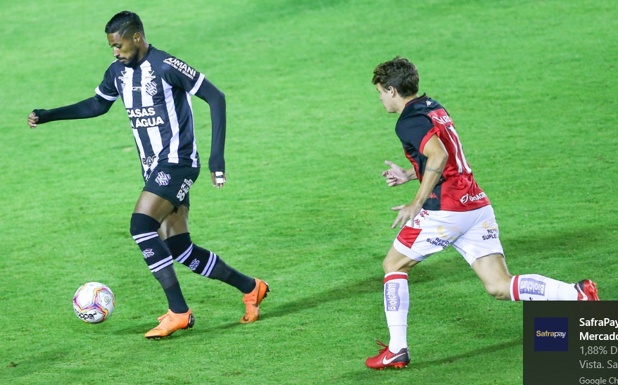 Com seis pontos, o time baiano fica em sétimo, contra três pontos do time pernambucano, em 16.º