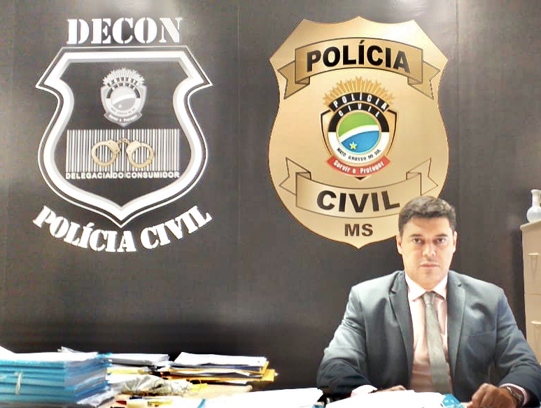 O delegado Wilton Vilas Boas, da Polícia Civil de Mato Grosso do Sul