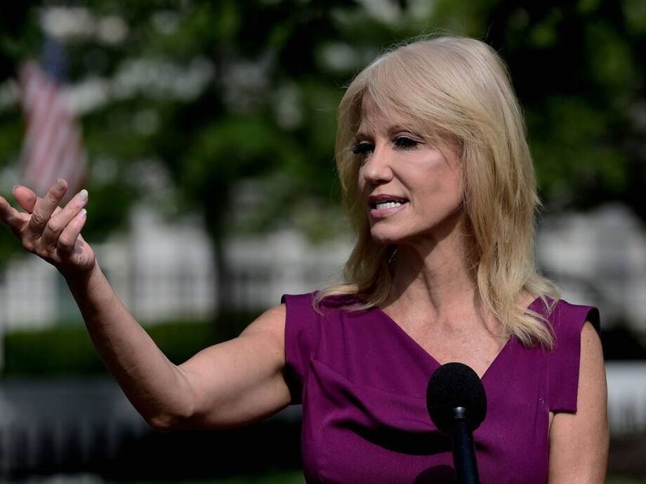 Kellyanne Conway, antes de ser nomeada como conselheira de Trump na Casa Branca, foi gerente de sua campanha à presidência dos Estados Unidos