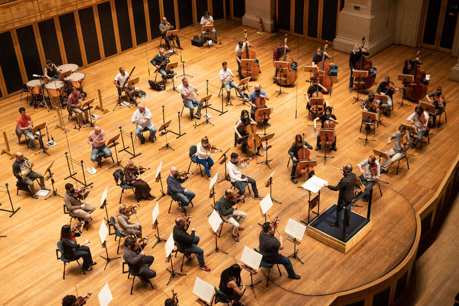 Ensaios dos concertos da Osesp