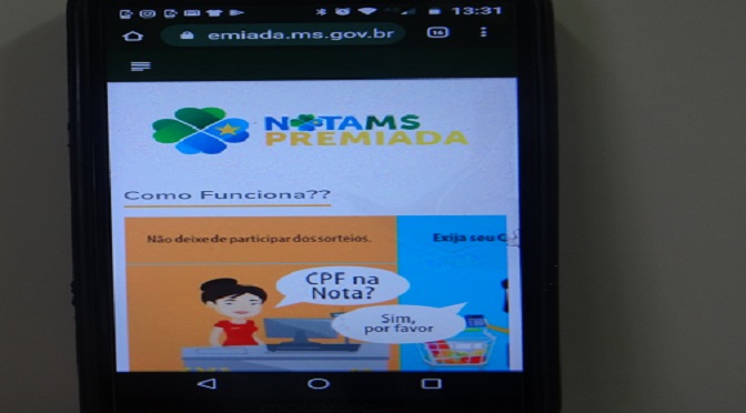 O resultado, com a lista dos CPF’s dos ganhadores, estará disponível no site www.notamspremiada.ms.gov.br, até o terceiro dia útil subsequente à realização de cada sorteio.