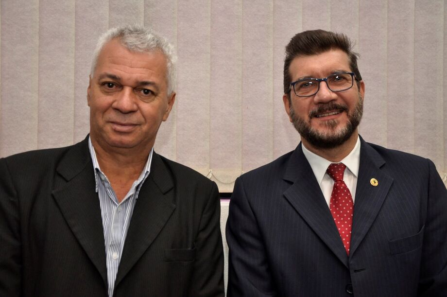 Os deputados Cabo Almi e Pedro Kemp