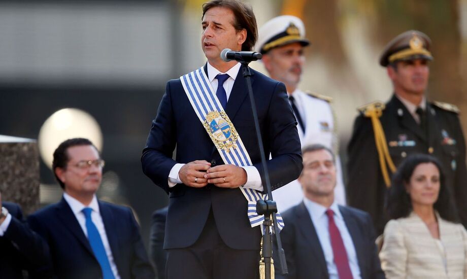O presidente do Uruguai, Luis Alberto Lacalle Pou