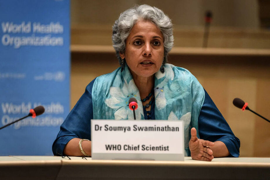 A cientista-chefe da Organização Mundial da Saúde, Soumya Swaminathan