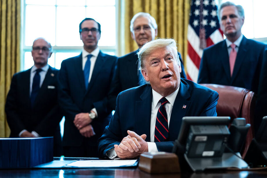 O presidente dos Estados Unidos, Donald Trump
