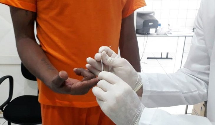 A ação é um trabalho conjunto entre a Agência Estadual de Administração do Sistema Penitenciário (Agepen), Secretaria de Estado de Saúde (SES) e Secretaria de Saúde do Município.