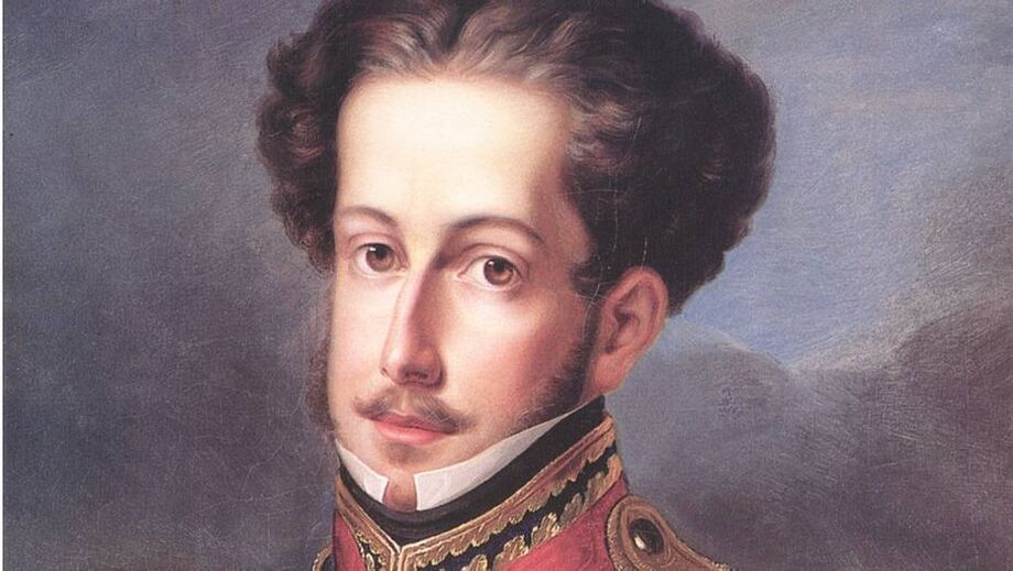 Retrato de D. Pedro I, por Simplício Rodrigues de Sá