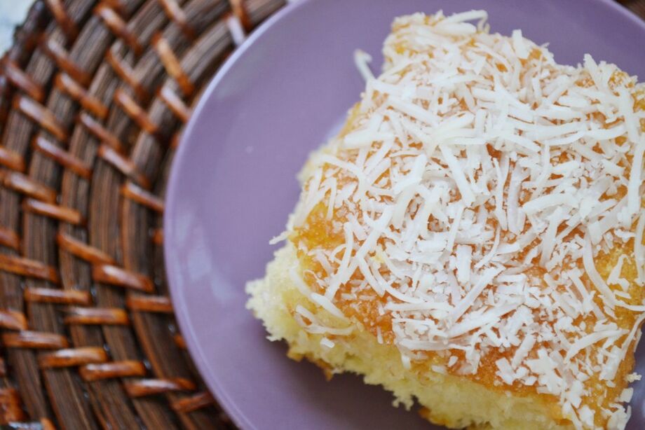 Bolo de côco low carb