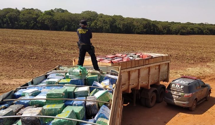 Grande parte das apreensões de drogas, mais de 182 toneladas, foram realizadas pelas equipes do Departamento de Operações de Fronteira (DOF), que também quebrou recorde histórico.