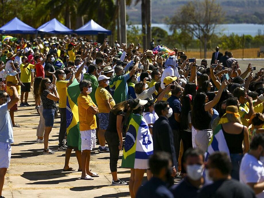 O evento durou cerca de 30 minutos.