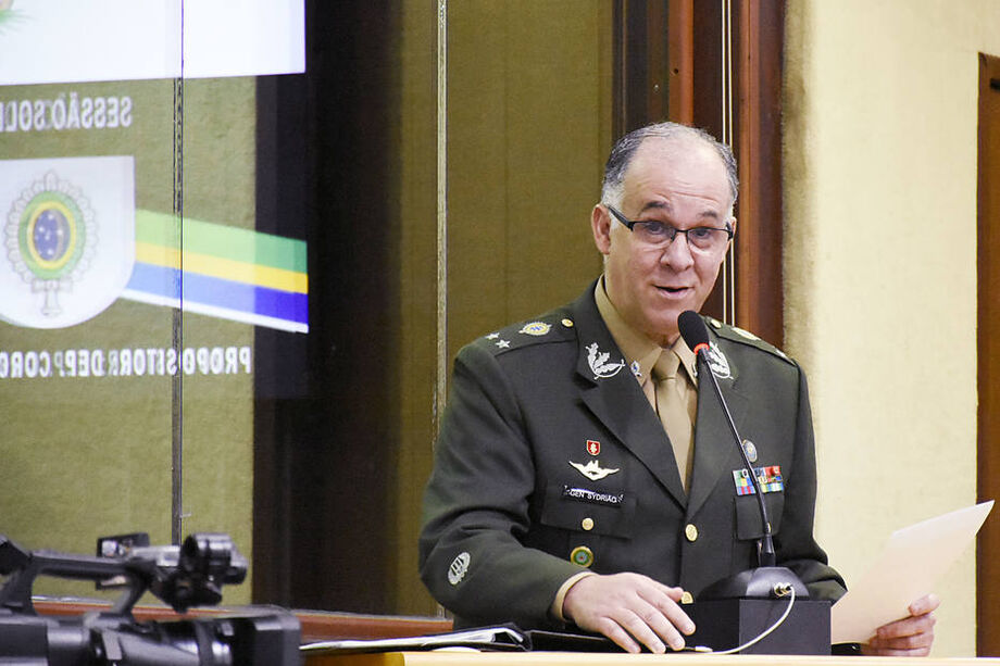 O general de brigada Carlos Augusto Fecury Sydrião Ferreira