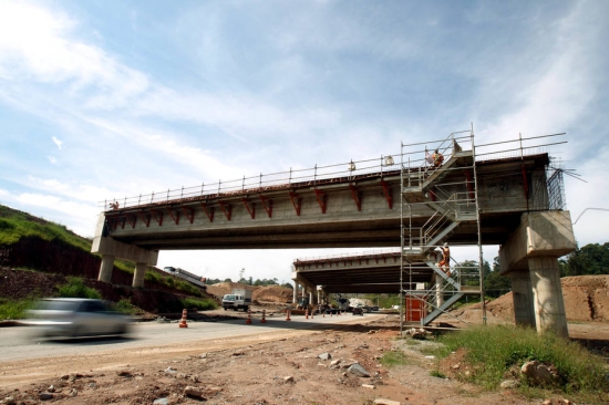 Obra atrasada do Rodoanel Norte