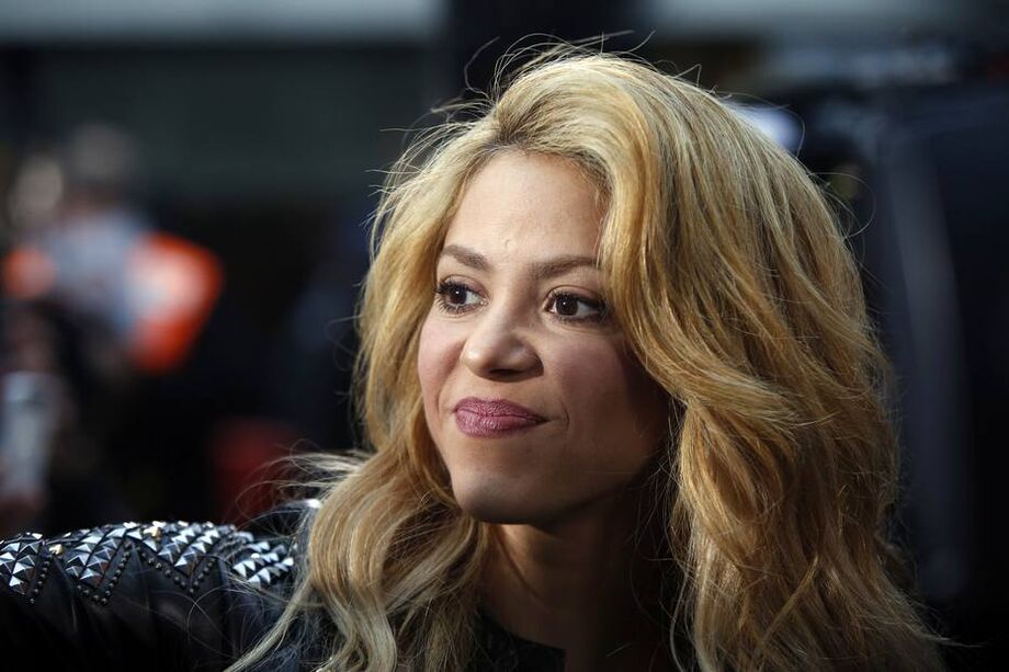 A cantora colombiana Shakira em 2014