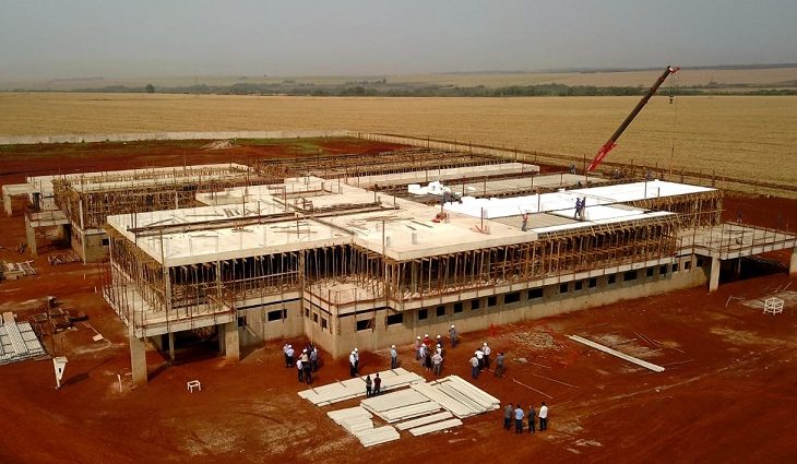 A construção demandará investimento total de aproximadamente 43 milhões