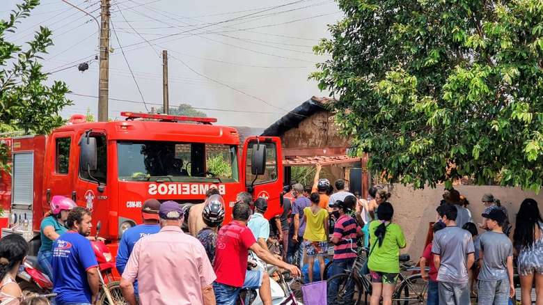 Uma mulher morreu vitima de um incêndio em sua casa