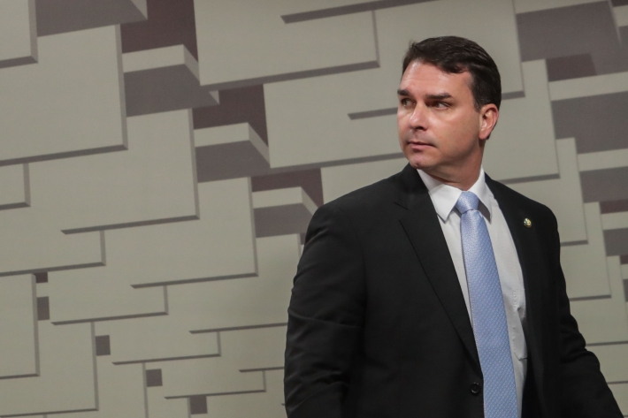 O senador Flávio Bolsonaro