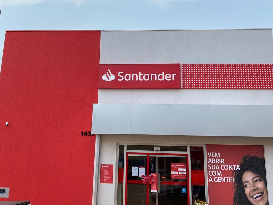 O Santander abre sua primeira agência em Nova Andradina, em Mato Grosso do Sul