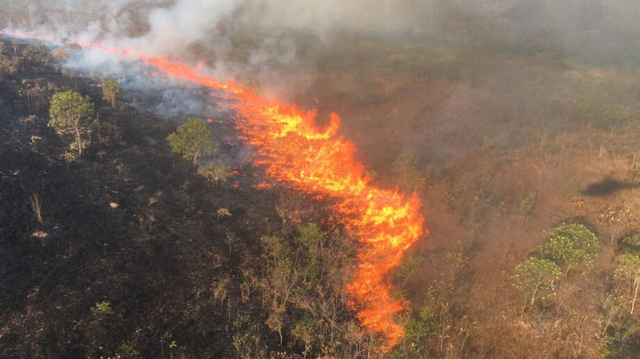 Os Estados de Mato Grosso e Mato Grosso do Sul sofrem com incêndios florestais
