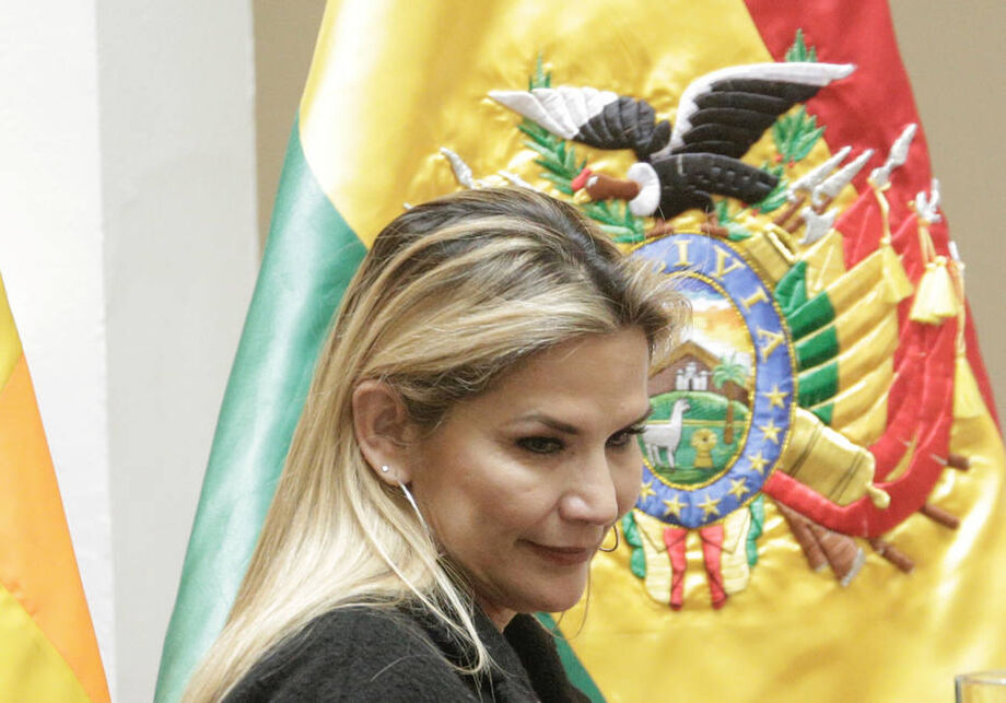 Jeanine Áñez, presidente interina da Bolívia