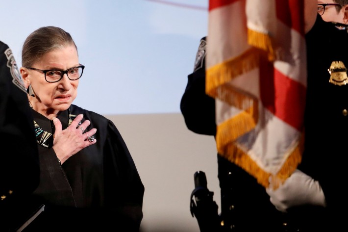 Ruth ficou conhecida por ser ícone dos direitos das mulheres nos Estados Unidos