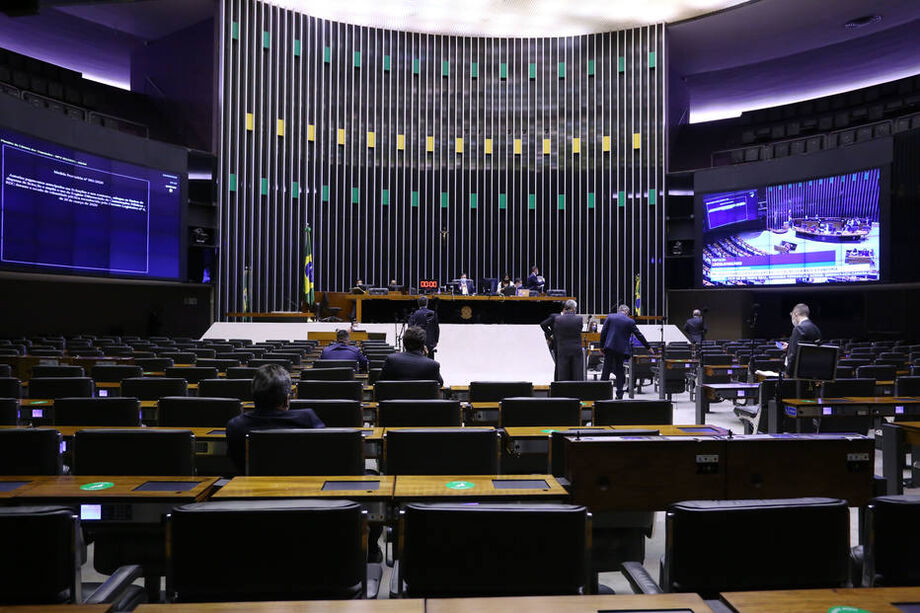 Sessão na Câmara dos Deputados