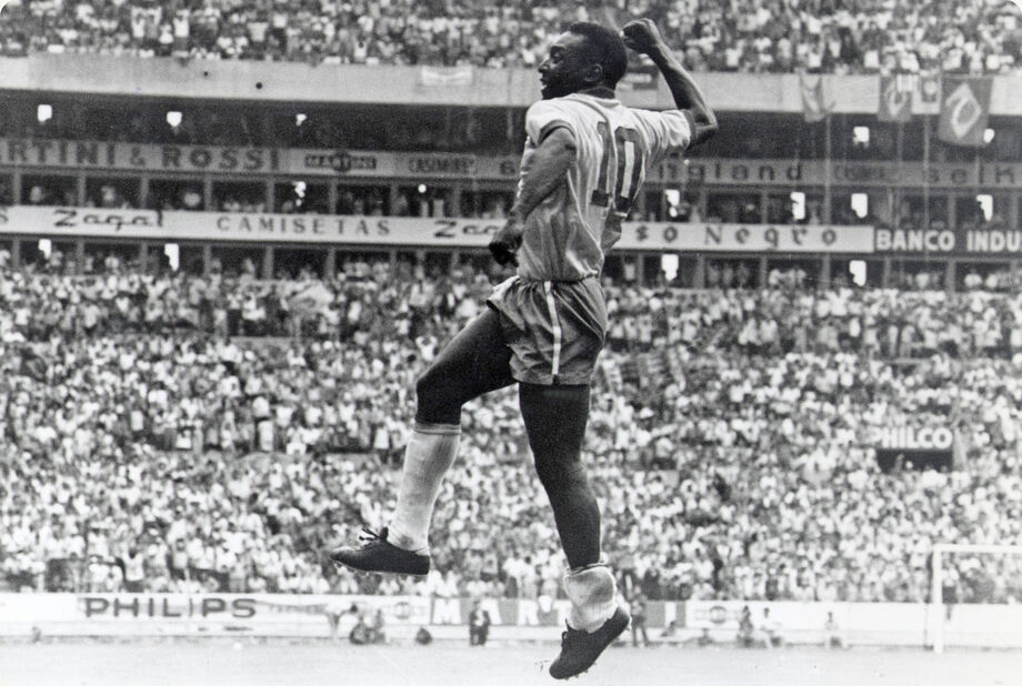 Pelé, a grande estrela e ícone mundial