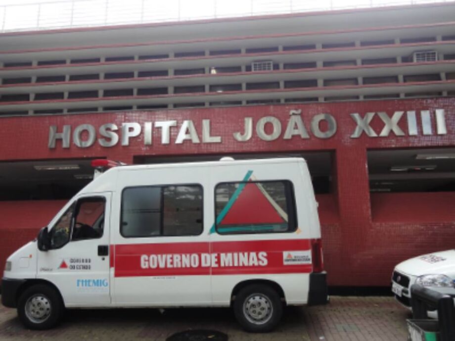 Fachada do Hospital João XXIII, em Belo Horizonte
