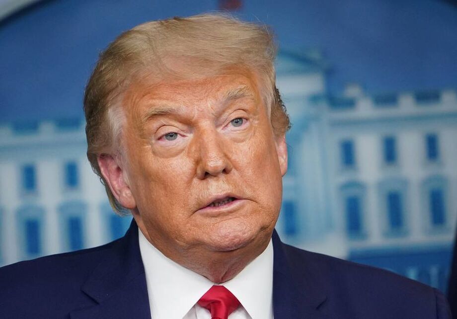 O presidente dos EUA, Donald Trump, busca a reeleição em novembro