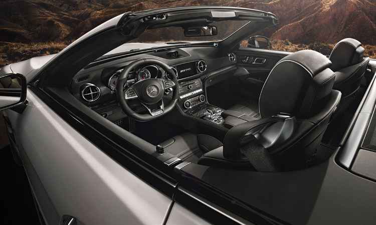 SL 63 AMG traz sistema Airscarf, que aquece o nível do pescoço dos ocupantes - Mercedes-Benz/Divulgação