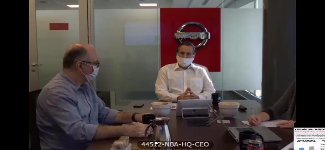 entrevista com o presidente da Nissan no Brasil, Marco Silva,