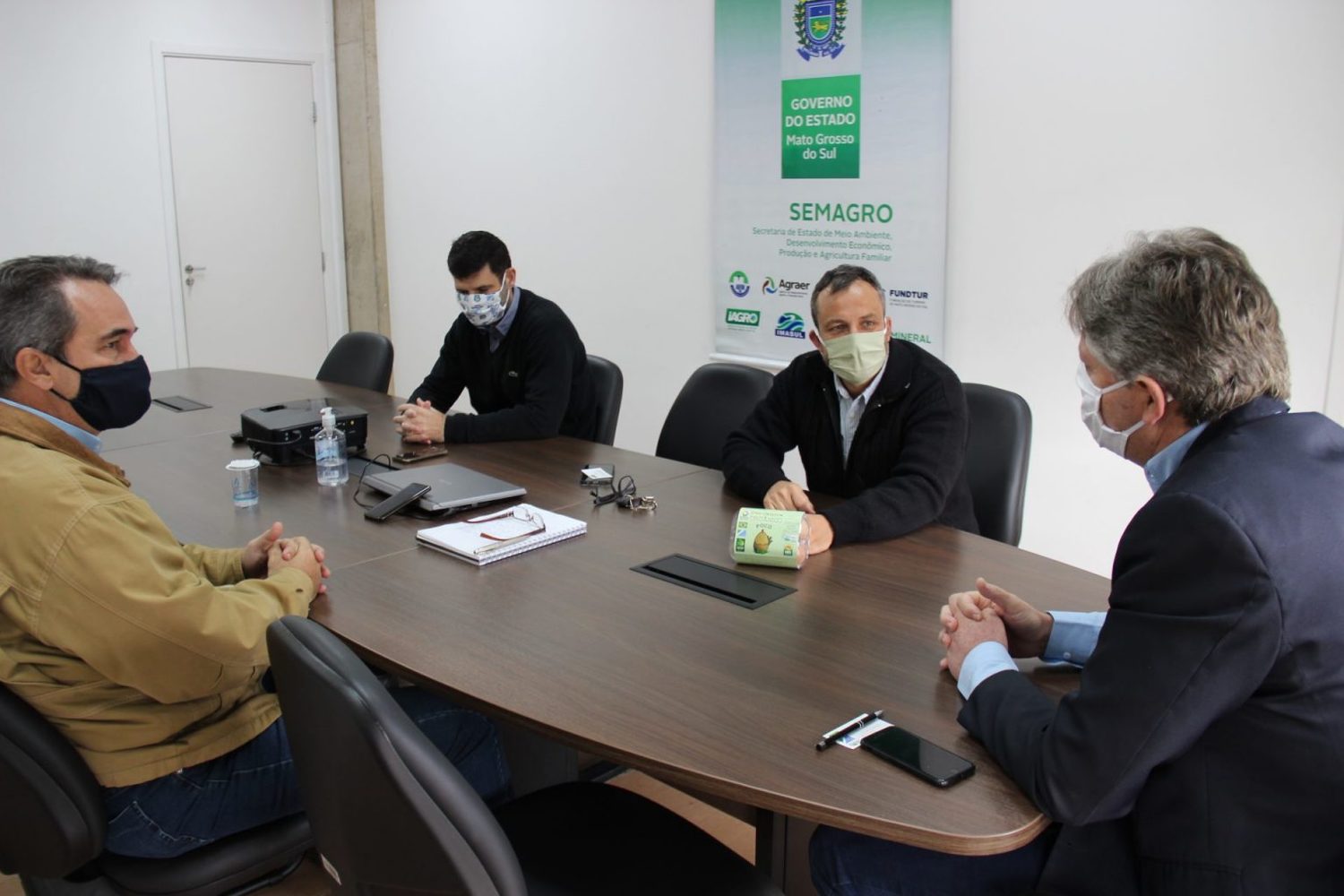 Produtores de orgânicos estiveram reunidos com secretário Jaime Verruck