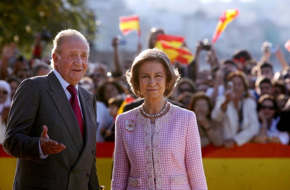 O rei Juan Carlos e a rainha Sofia, em imagem de 2007; casal está afastado há anos