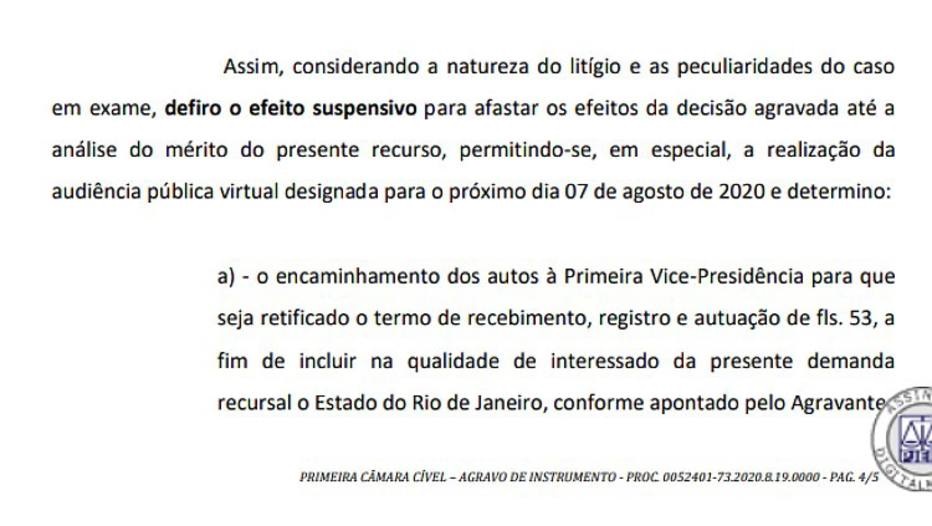 Justiça do Rio volta a liberar realização de audiência pública do novo autódromo Foto: Reprodução