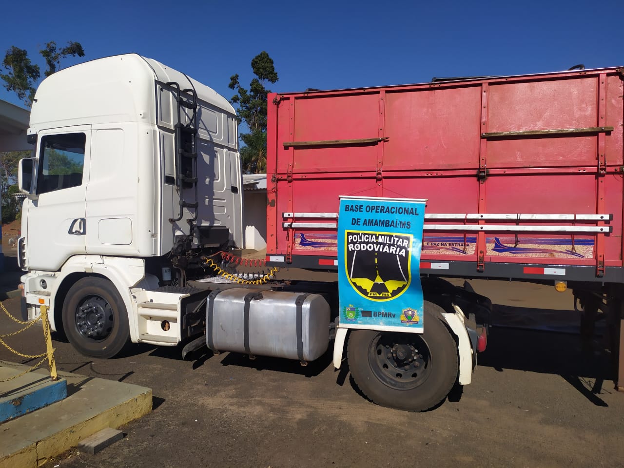 Polícia Militar Rodoviária apreende carreta com 6 toneladas de drogas e ultrapassa a marca de 100 toneladas neste ano