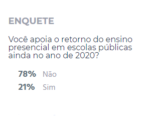 Retorno das aulas 2020