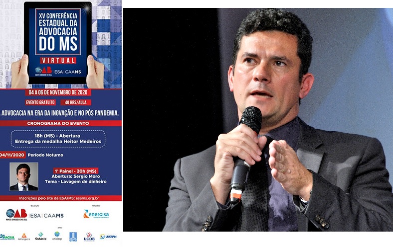 Conferência Estadual de Advocacia terá Moro como palestrante convidado da OAB-MS
